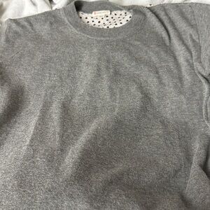 J.Crew CrewCuts Wool Blend Popover Sweater Heather Graphite Size 16